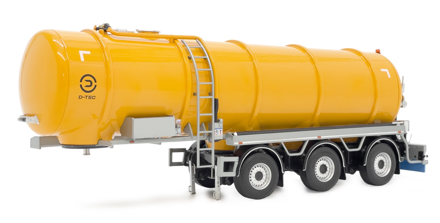 D-Tec Tank trailer Geel - 1:32